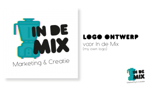 In de Mix logo en huisstijl