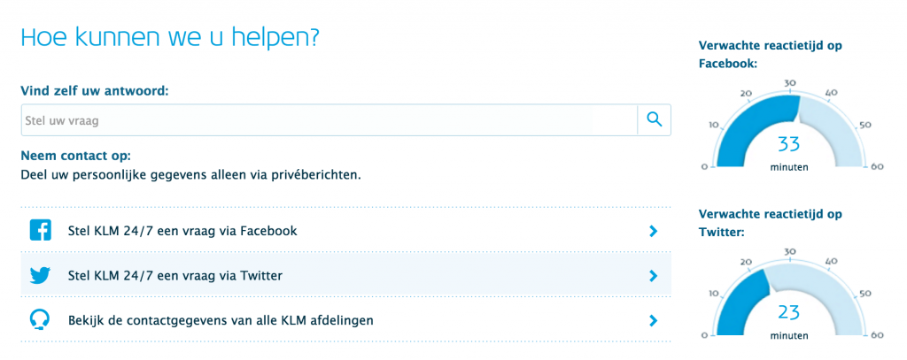 KLM Webcare